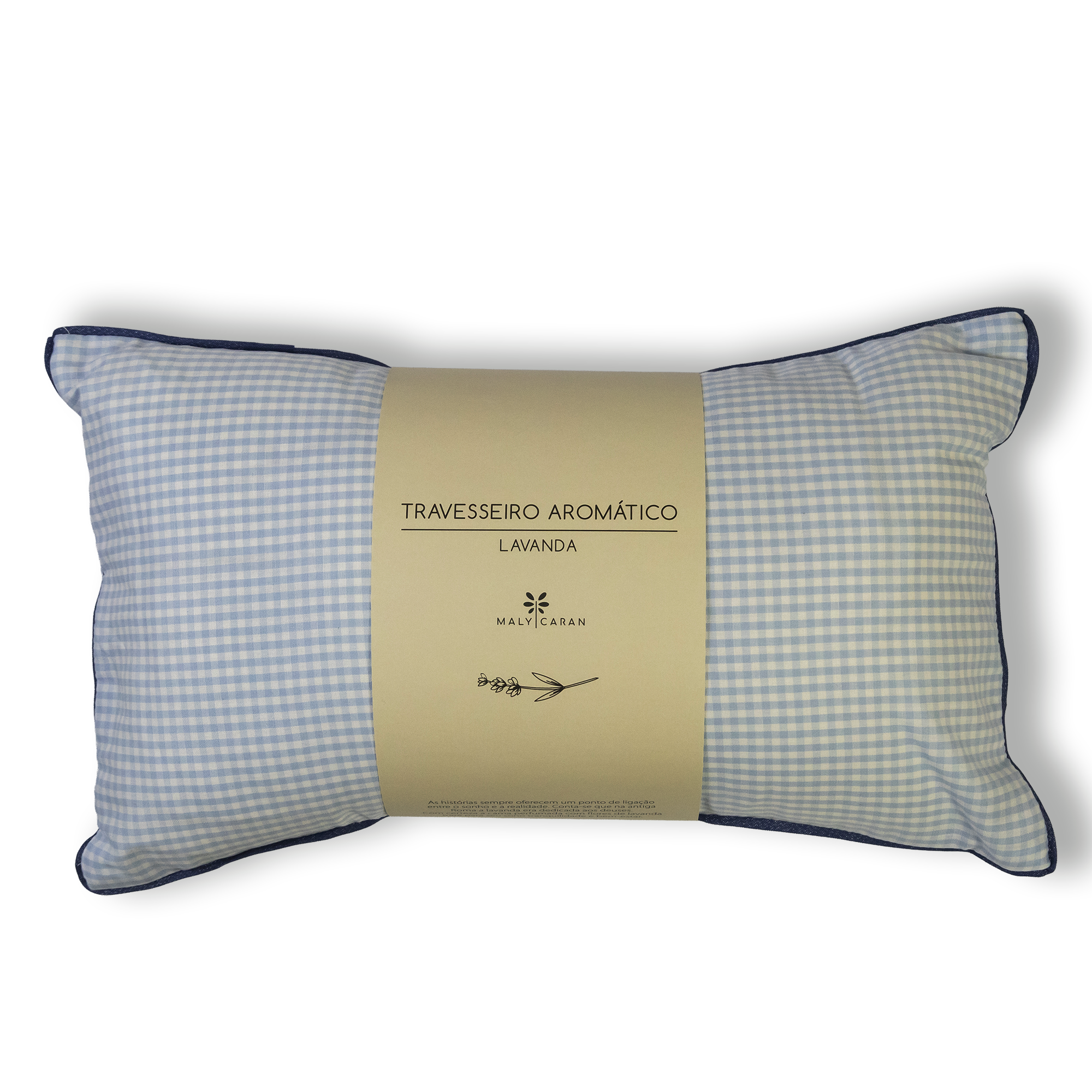 Travesseiro aromático de Lavanda cor azul claro